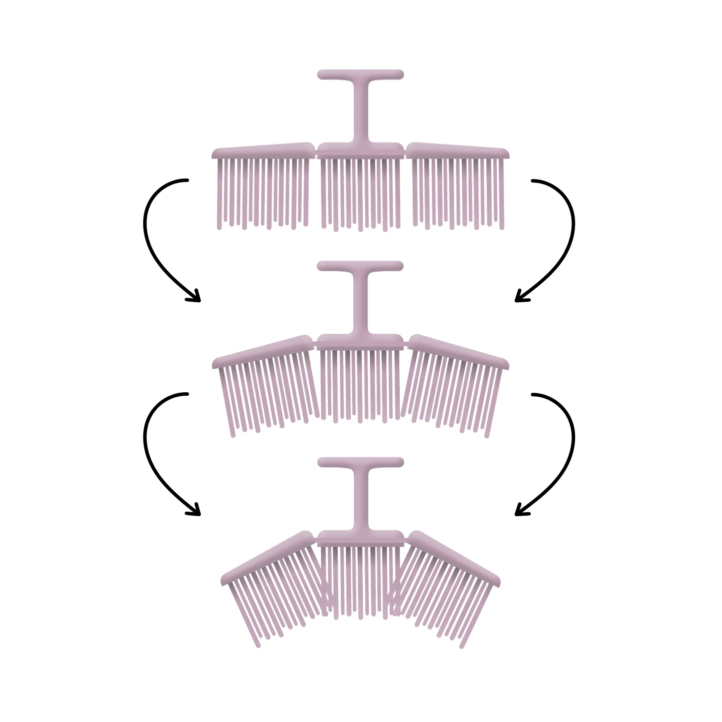 yukii Haarbürste Lavendel Dream