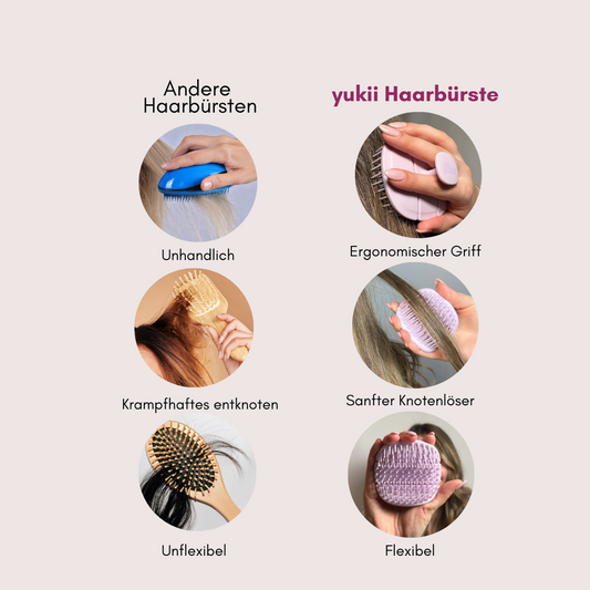 yukii Haarbürste Lavendel Dream