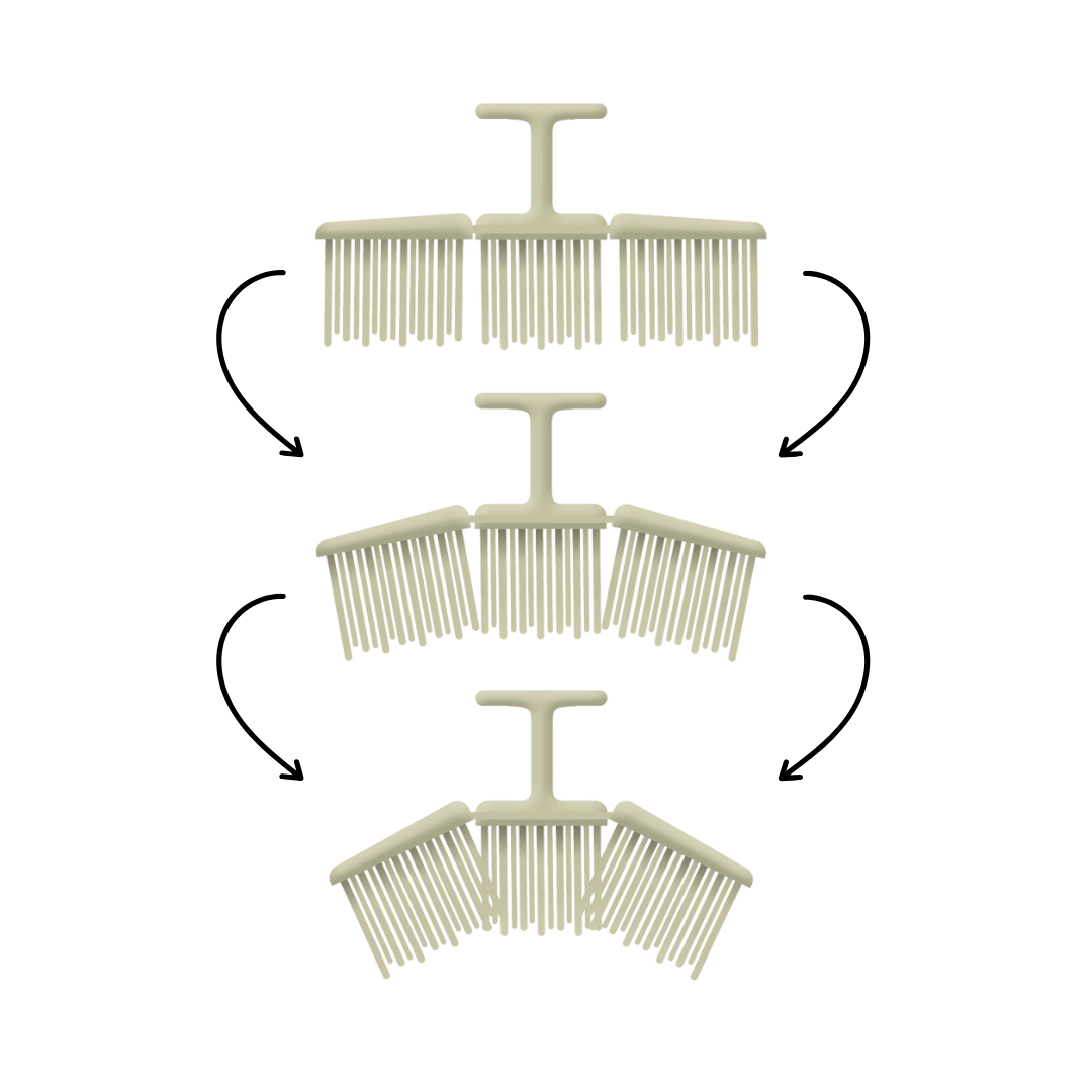 yukii Haarbürste Mellow Matcha